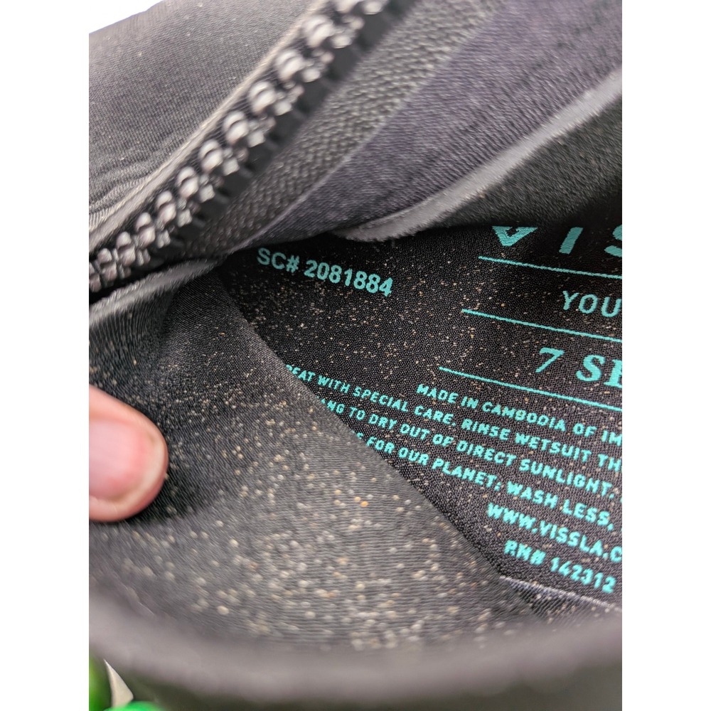 Vissla 7 Seas Shredder Wetsuit Chest Zip Fullsuit Youth 10 4/3mm SHREDDER - Picture 3 of 8